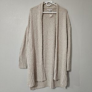 NWOT Barefoot Dreams Boucle Shadow Stripe Cardigan L/XL